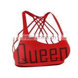 Bold Queen Sports Bra 3 by 3 stripes
