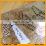 Funny Hanger Shaped Paper Clip New Design /Flat Metal Paper Clip thumbnail-1