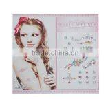 OEM Body Art Multicolor Glitter Removable Body Temporary Tattoo Sticker thumbnail-1