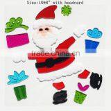 Reindeer Santa Claus Gel Window Decoration Sticky Jelly Halloween Window Sticker Home Decoration thumbnail-3