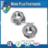 Made in Taiwan DIN 6923 Steel Class 8 Zinc Plated Stainless Steel Flange Nut DIN 6923 thumbnail-6