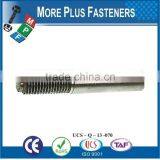 Made in Taiwan Metric Threaded End Steel Low Carbon Steel Plain Stoner Front Sight Taper Pin thumbnail-3