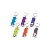 Customized Logo PS, Metal Promotional Gifts Led Key Chains Torch Flashlight