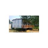 Dormitory / Office Steel Prefab House With 15mm Plywood Floor Board