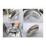 Mirror Polish Stainless Steel Sanitary Fittings 90 Elbow Short Weld End 3 / 4 - 6