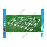 Customized Light Duty Wire Mesh Slatwall Display Shelves with Lip for Retail Shops