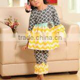 New Custom Ruffel Leggings Autumn Girl Outfits thumbnail-3