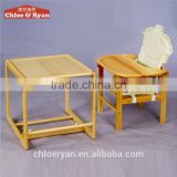 Top quality wooden baby feeding high chair for babies wholesale