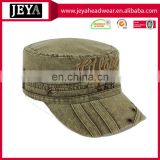 Character Style and Adults Age Group Soft Textile Green Washed Army Cap