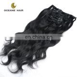 kinky hair clip on extensions clip in hair extensions human hair extensions clips