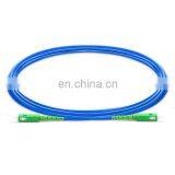 1m (3ft) SC APC to SC APC Simplex Single Mode Armored Fiber Optic Patch Cord Cable thumbnail-1