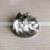 CT12 6+6 Blades 43.08/58.03mm 17291-67010 Turbocharger Milling/aluminum 2618 /billet Compressor Wheel for 17201-67010 thumbnail-2
