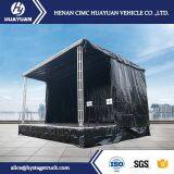 8 m Used Portable Mobile Stage Trailer thumbnail-2