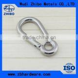 High Polished Stainless Steel Material Oval Shaped Quick Link Carabiner Spring Carabiners thumbnail-5