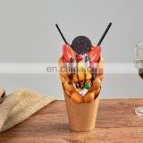 Simulation Food Egg Waffle Model Display Eggettes Puff Bubble Waffle Model Sample Dessert Display thumbnail-4