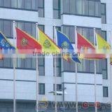 High quality flying colourful flags banner