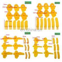 12Pcs/Set Tyre Nylon Mount Demount Machine Accessories Head Insert Rim Protector Tyre Changer Rim Protectors Yellow thumbnail-2