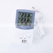 TA318 Digital Hygrometer Digital Display Hygrometer Temperature Humidity Meter Mini With Probe Thermometer