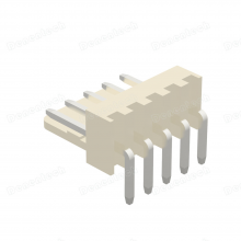 Denentech Sell Well Product 2.50mm Pitch Single Row male Right Angle Wafer Header Connector