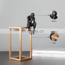 Nordic Living Room Table Accessories Ceramic Art Craft Pieces Interior Modern Gold Luxury Home Decor thumbnail-2