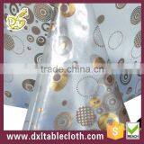Wholesale Gold Polka Dot Pvc Clear Plastic Table Covering
