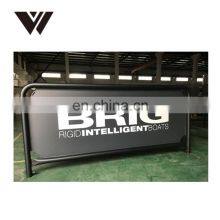 WELDON Hot Sale Cafe Breeze Barriers /Wind/advertising Barrier With Banner for Advertising thumbnail-3