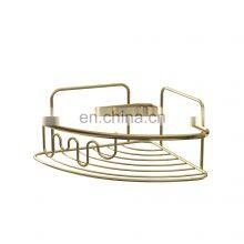 Wall Mounted Stainless Steel Storage Holders Rack Kitchen Corner Shelf Rack Bathroom Corner Rack thumbnail-5