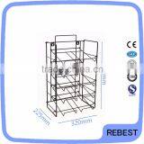 Modern Appearance no Folded Metal Book Shelf