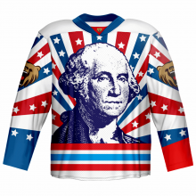 2022 Custom New Fashion Ice Hockey Jersey With Heart-shaped Neck thumbnail-1
