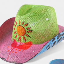 Fashion Western Cowboy Hat Outdoor Sunscreen Fishing Straw Hat Summer Sun Hat thumbnail-4
