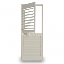 Customized Shapes and Colored Basswood, Paulownia Wood, PVC Shutters Window Coverings thumbnail-5