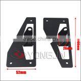 Stainless Steel Black Light Mount Bracket Led Lamp Bar Support for Jeep thumbnail-5