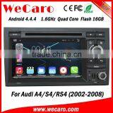 Top Version Android 4.4.4 car dvd in dash for audi a4 car pc radio gps tv tuner 2002-2008                        
                                                Quality Choice