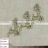 DIY Manual Zinc Alloy Accessories Running Sika Deer Pendant thumbnail-3