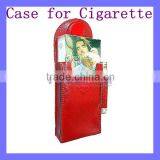 Colorful Leather Cigarette Tabacco Box