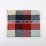 New Tassel Striped Plaid Fashion Woman Cashmere Poncho thumbnail-6