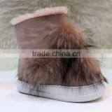 2016 HFUGG European Style fo Fur Snow Boots