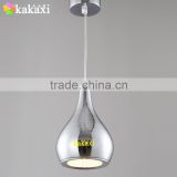 The Gourd LED Pendant Light 18w Plated Silver Color Creative Dining Room LED Droplights