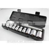 10PCS 1/2" Plastic Box Socket Set 4010AABP GS KING TOOLS Made in China