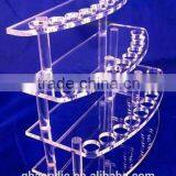 GH-RZ539 Shenzhen Factory Direct Sale Clear Acrylic Make up Dispaly Rack ,customized Acrylic Display Rack thumbnail-2