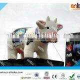 Realistic Promotional Items Cartoon Model Type Gaint Inflatable Cartoon Milk Cow Pictures
