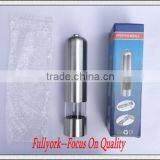 Electric Stainless Steel Salt Pepper Mill Grinder As Seen On TV Electronic Grinder thumbnail-2