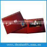 Hardcover 7 Inch Lcd Brochure Card Video Brochure Video Book With Pocket and Booklet thumbnail-2