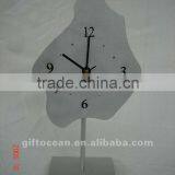 Aluminum Art Metal Desk Clock,metal Art Crafts Table Clock thumbnail-1
