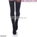 Rhythmic Gymnastics Black Leg Warmers OVER THE KNEE SOCKS - MONDOR MO-5290 thumbnail-1