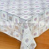 Vinyl Lace Table Cloth Cutwork Embroidery Tablecloth thumbnail-1
