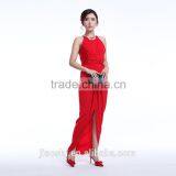 Europe and America OEM Fashion Style New Designer Long Red Color Formal Party Dress for Women thumbnail-2