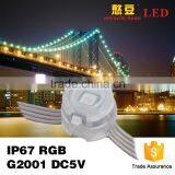 SMD5050 DC5V RGB Full Color High Brightness 20mm Pixel Light Light For Amusement Park Fairground