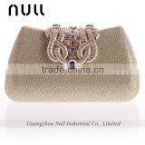 China Manufacture Rhinestone Hard Box Clutch Purse For Wedding thumbnail-4
