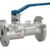 ASTM A182 Industrial Stainless Steel Flange Ball Valve thumbnail-1